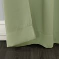 thumbnail image 3 of Sun Zero Conrad Extra-Wide Blackout Sliding Patio Door Curtain Panel, 100"X84", Sage Green, 100"X84", Sage Green, 3 of 5