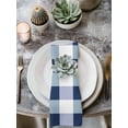 thumbnail image 3 of Cloth Napkins 1 Piece - 20x20 Inches, Navy Blue Plaid Washable Reusable Table Napkins, Spring Farmhouse Buffalo Checkered Soft & Absortbent Dining Napkin for Party Wedding Hotel Restaurant, 3 of 8
