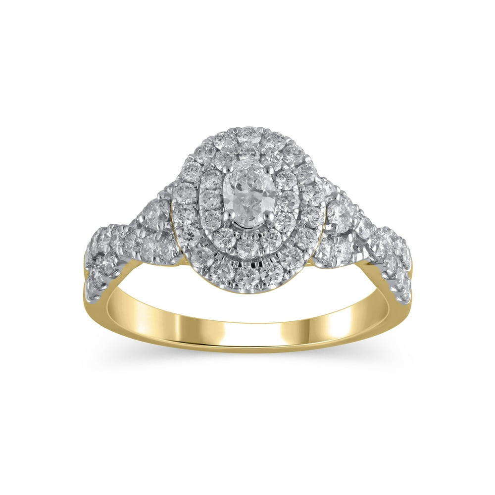 Brilliance Fine Jewelry 1 Carat T.W. (I2 clarity, HI color) Brilliance Fine Jewelry Oval cut