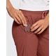 thumbnail image 5 of Pantalones Joggers CRZ YOGA para Mujer 70 cm Ligero para Senderismo Marrón, 5 of 6
