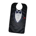 thumbnail image 3 of Babero para Adultos para Comer Protector de Ropa/Ajustable/Lavable a Máquina/Cómodo Patrón de Traje de Poliéster Unisex para Personas Mayores Mujeres Estilo G Yinane Baberos para adultos, 3 of 8