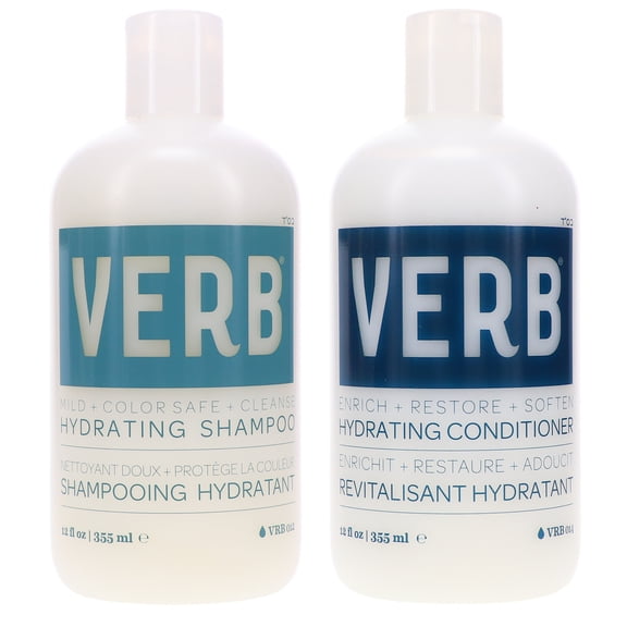 Verb Hydrating Shampoo 12 oz & Conditioner 12 oz Combo Pack