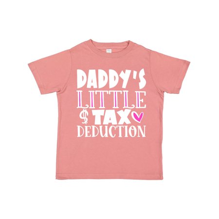 

Inktastic Daddy s Little Tax Deduction Pink Hearts Gift Toddler Boy or Toddler Girl T-Shirt