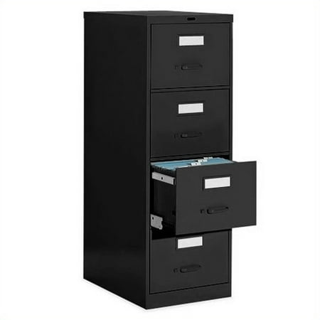 Global Office 4 Drawer Vertical Metal File Cabinet-Desert Putty