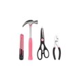 thumbnail image 5 of Issavara 39 Pcs Ensemble d'Outils Roses Kit Outils Ménagers Boîte Mécaniciens Femmes Dames, 5 of 5
