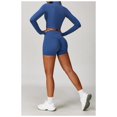 thumbnail image 2 of Chaqueta de Yoga for mujer, chaqueta de Yoga deportiva for correr al aire libre con cremallera, chaqueta de manga larga, ropa de Yoga de secado rápido for niñas, 2 of 7