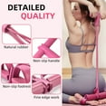 thumbnail image 2 of CLIQKWEN Resistance Bands with Handles & Foot Pedal - 4-in-1 Exercise Tubes for Yoga, Pilates, Home Gym - Portable Strength Trainer for Full Body Workout, 2 of 7
