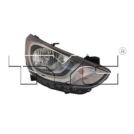 CarLights360: Fits 2012 2013 2014 Hyundai Accent Headlight Assembly Passenger Side (Right) DOT Certified Multireflector Type w/Bulbs - Replacement for HY2503163 - Walmart.com - Walmart.com | Hyundai Accent 2012 Headlight Bulb | | Walmart