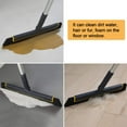 thumbnail image 3 of Eyliden Adjustable Floor Squeegee with 13.4 in Blade, 51 in Extendable Pole for Bathroom, Black, 3 of 4