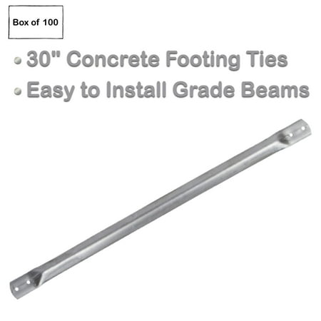 

Clover Products 30 Concrete Footing Ties Box of 100