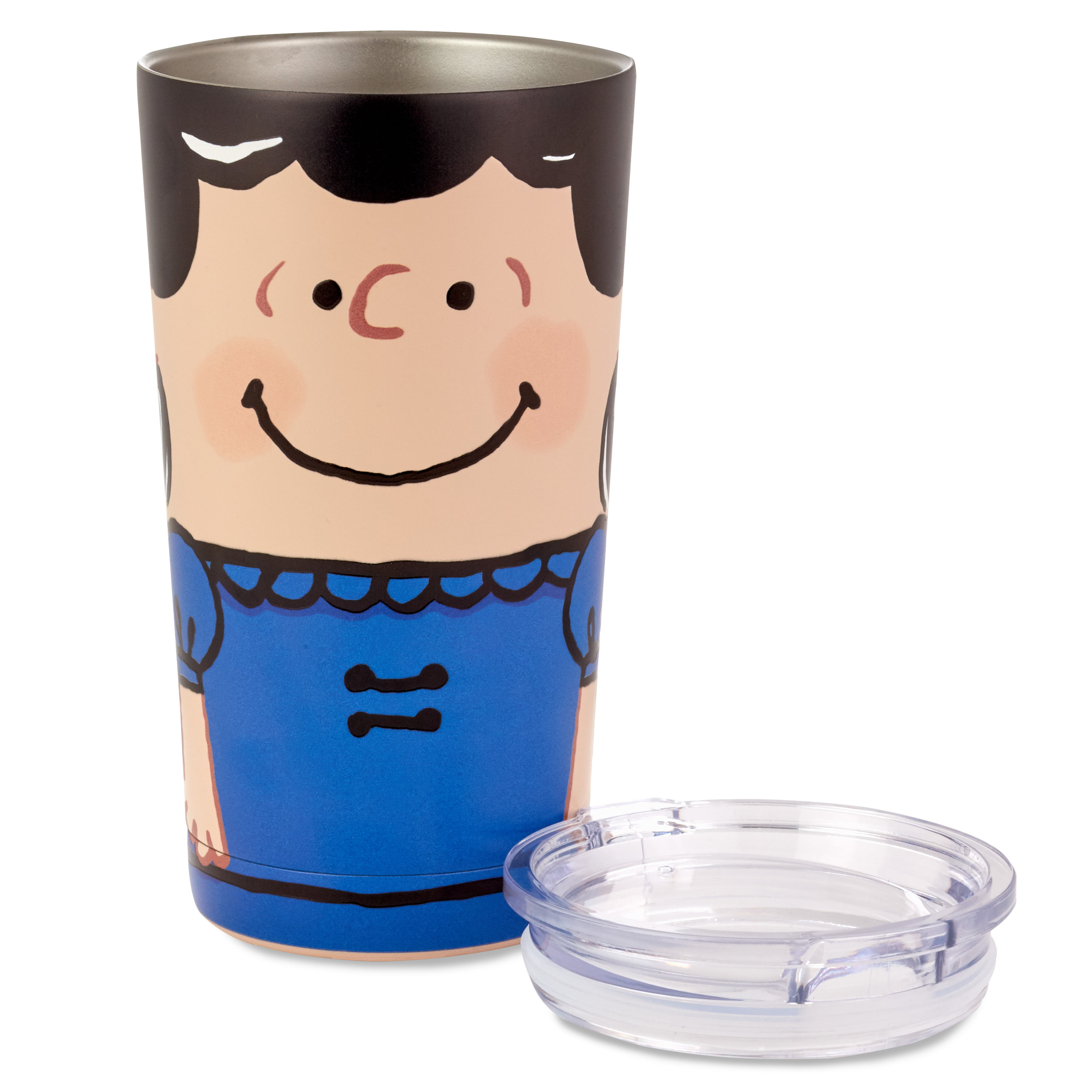 Peanuts Lucy 20 oz. Foil Cup with Straw - Entertainment Earth
