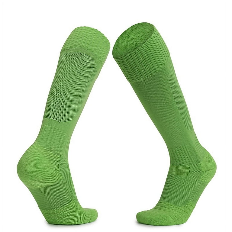 DNAKEN (3 Pairs) baseball socks softball socks grip socks soccer  compression socks men for Youth & Adult kids toddler soccer socksThickened  towel bottom wear-resistant long tube non-slip socks sweat- 