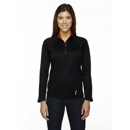 Ash City - North End Ladies' Radar Quarter-Zip Performance Long-Sleeve Top