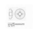 thumbnail image 4 of Winstop Brake Drum, Rear WS242628, Mitsubishi Mirage 2017-2014, 4 of 4