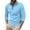 Blue, variant on Cathalem Mens Polo Shirts Long Sleeve Casual Fit Men's Short-Sleeve Polo Shirt - Casual Workwear Office(Blue,XL)