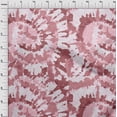 thumbnail image 4 of oneOone Cotton Cambric Pink Fabric Asian Tie & Dye Craft Projects Decor Fabric Printed By The Yard 42 Inch Wide, 4 of 5