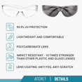 thumbnail image 2 of Gafas de seguridad ATERET con lente de policarbonato resistente a los arañazos, 2 of 7