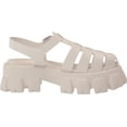 thumbnail image 6 of Steve Madden Echo White Ankle Strap Chunky Platform Block Heel Fisherman Sandals (White, 6), 6 of 6