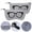Black, variant on JJYY 1PC/2Pcs/4Pcs Portable Wool Felt Bag, Trendy Cosmetic Bag with Zipper, Eyeglasses Case for Eyewear Accessories, Versatile Glasses Storage Bag, Lightweight and Stylish for Travel