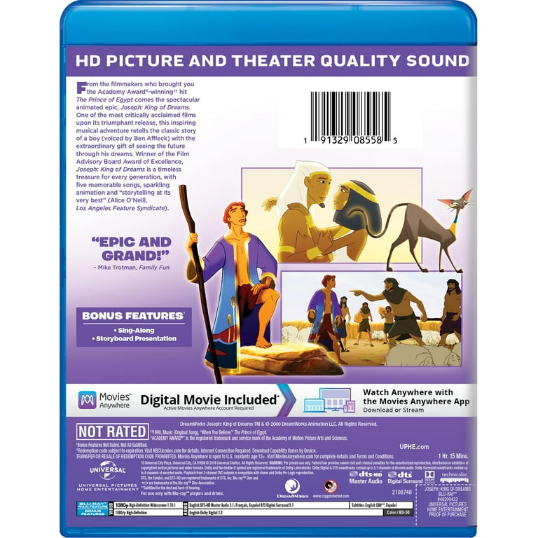 Joseph: King Of Dreams (Blu-ray + Digital Copy), Family