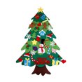 thumbnail image 1 of 100x70cm 3D fieltro árbol de Navidad DIY dibujos animados pegatina Navidad decoración del hogar (B) Likrtyny Para estrenar, 1 of 8