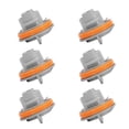 thumbnail image 1 of 6 Pcs Tail Light Taillamp Rear Bulb Socket BS01 For 1999-2004 JEEP Grand Cherokee 4676589 923-034 034145 Car Accessories, 1 of 5