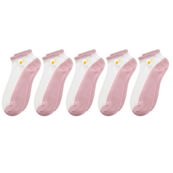 Akiihool Womens Ankle Socks Ankle Length Mens Diabetic Socks Bamboo Socks Womens Diabetes Socks (One Size,Pink)