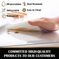 thumbnail image 4 of Clear Table Protector PVC Table Cloths Plastic Table Cover Mat Work Station Countertop Protection Coffee Dinner Table Protective Runner Pad Rectangular School Activity Kids Table Mat Non-Slip 24x48, 4 of 4