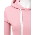 thumbnail image 3 of Doublju Women's Basic Lightweight Pullover Hoodie Sweatshirt with Plus Size, 3 of 5