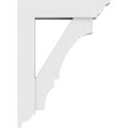 thumbnail image 3 of Ekena Millwork 5"W x 16"D x 22"H Standard Balboa Architectural Grade PVC Bracket With Traditional Ends, 3 of 8