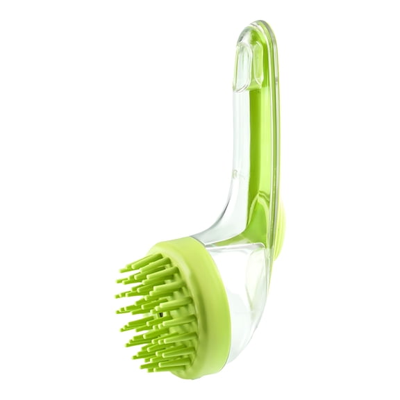 ACDANC Pet Bath Brush, Dog Bath Brush Dog Scrubber for Bath, Bathing Dog Grooming Massage Brush for Long Short Haired Dogs Cats Shower (Green)