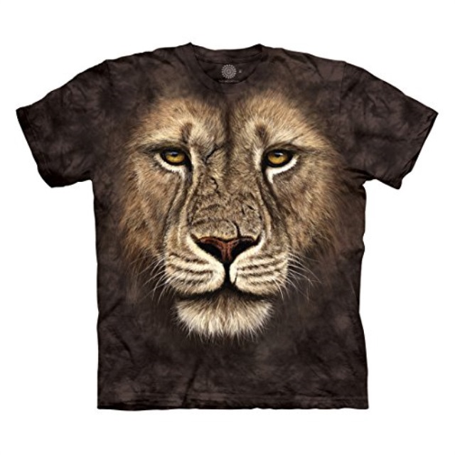 The Mountain - the mountain men’s lion warrior t-shirt, black, 2xl