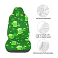 thumbnail image 4 of Fotbe St Patrick's Day2 Funda para Asiento de Auto con Estampado – Impermeable y Antisudor – Ajuste Universal, Lavable a Máquina, Antideslizante (1 Pieza), 4 of 5