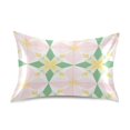 thumbnail image 7 of Yayeee Pillowcase Standard Size Set of 2 Satin Wrinkle Resistant Pillow Case, Retro Yellow Stars, 7 of 7