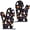 Grey, variant on Halloween Full Print Oven Mitts Two Pack Polyester Cotton Cooking Mitts For Microwave And BBQ