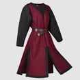 thumbnail image 2 of Tunic Shirt for Men Halloween Lace Up Blouse Top Apparel, 2 of 7