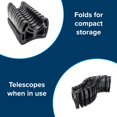 Camco 43061 Sidewinder 30ft RV Sewer Hose Support Safely Secures Your