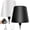 Black + White, variant on 2025 New Wireless Bottle Lamp - LED Bottle Lights for Liquor & Wine Bottles, Cordless Lampshade, Whiskey Bottle Top Light, Bottle Stopper Night Light Kit, Rechargeable 3-Tone Touch-Dimmable