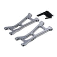 thumbnail image 4 of Armero trasero del automóvil RC, aluminio, fácil de instalar accesorio de automóvil RC resistente RC Brazo de brazo RC para 16207 16208 1:16 CAR RC Color de titanio, 4 of 8