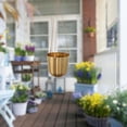 thumbnail image 3 of Iron Hanging Planter Garden Flower Pot, for Pot Ioor Garden Decor, 3 of 7