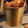 thumbnail image 4 of NIYANGLE Food Container Bucket Stainless Steel Golden Round 1Set For Restaurant, 4 of 8