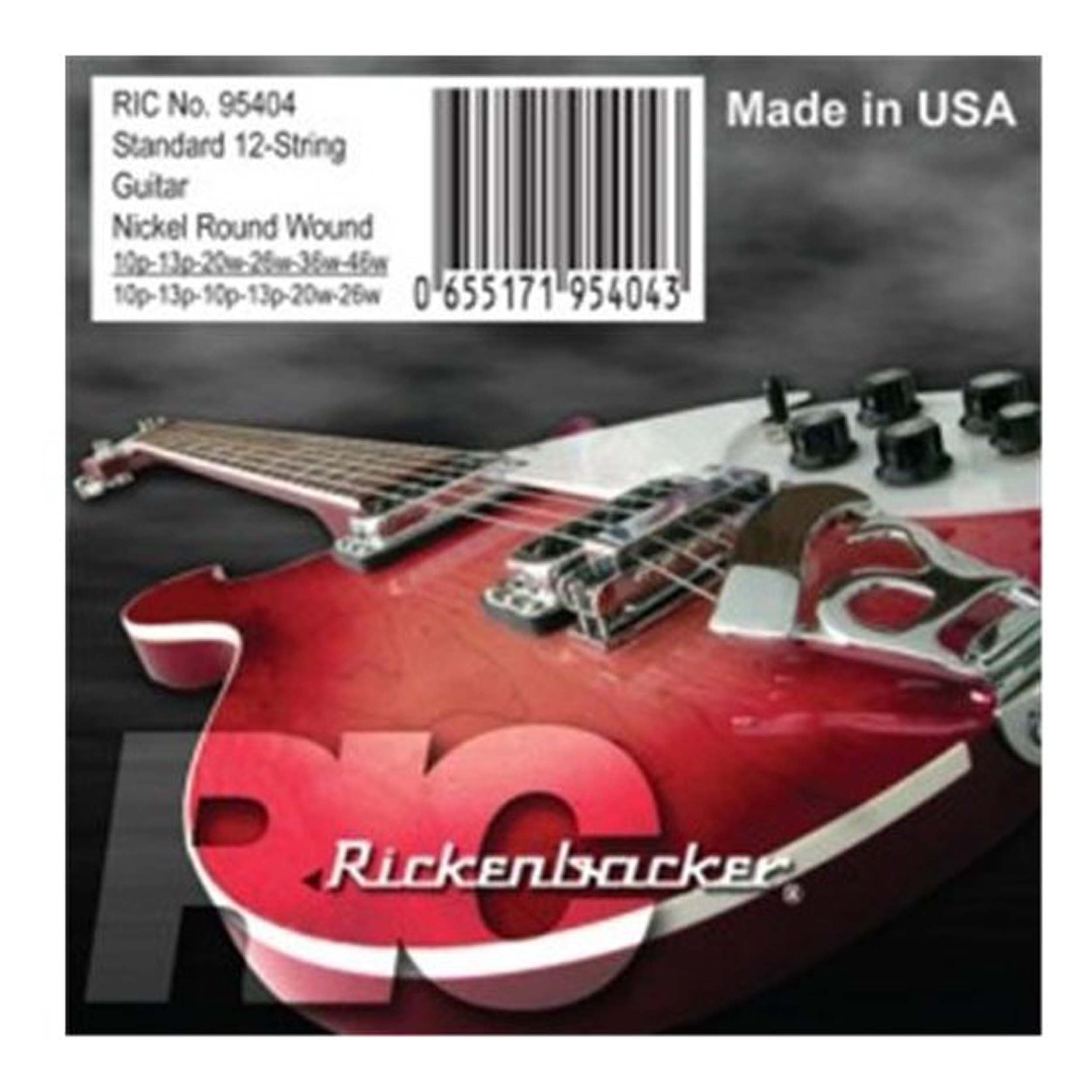 Rickenbacker 95404 12 String Electric Guitar Strings