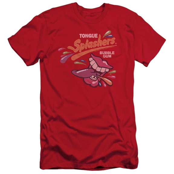 Dubble Bubble Distress Logo S/S Adult 30/1 T-Shirt Red