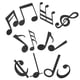 thumbnail image 4 of 12 pegatinas de notas musicales para pared, autoadhesivas, decorativas, para interiores, cafeterías., 4 of 7
