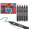 thumbnail image 1 of Sharpie Creative Markers, Earth Tones, Water-Based Acrylic Markers, Bullet Tip, Assorted Colours, 5 Count, Earth Tones, 1 of 5