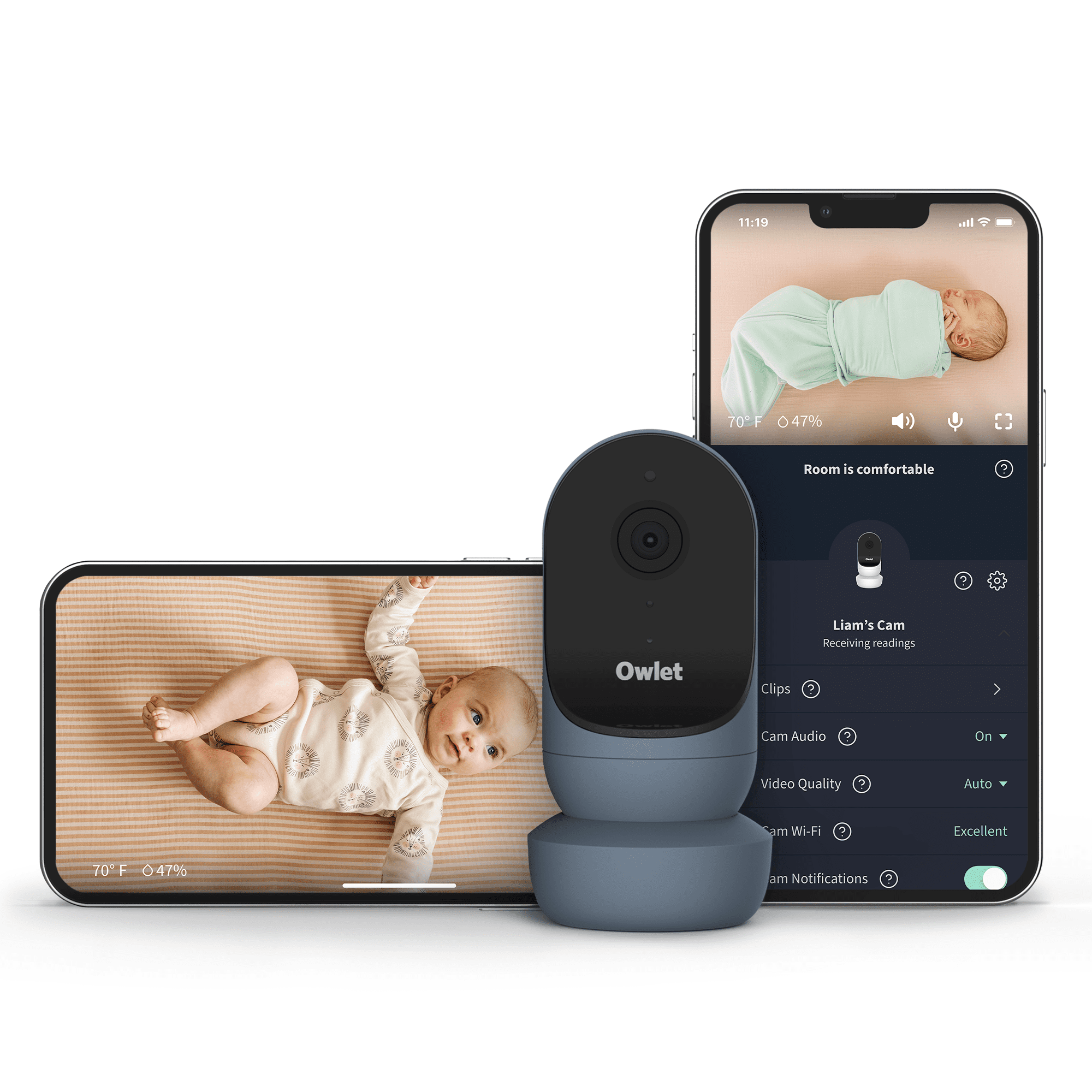 Owlet Cam Version 2 Smart Portable Video Baby Monitor HD Video
