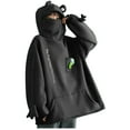 thumbnail image 2 of Hauts à Manches Longues pour Femmes Pull-Over Design Mignon à Coutures en Trois Dimensions, 2 of 9