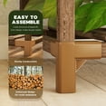 thumbnail image 6 of Bamworld Plant Stands Indoor Outdoor Corner Shelf Plant Shelves Indoor Plant Holder for Living 4-Tier Corner Stands Room Outdoor Plant Rack Indoor Multiple Plants Patio Balcony Garden, 6 of 7