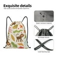 thumbnail image 4 of Disketp Monkeys in the Jungle Drawstring Backpack Drawstring Gym Bags Draw String Bags for Sports, Gym, Travel, Swimming, Beach-Medium, 4 of 6