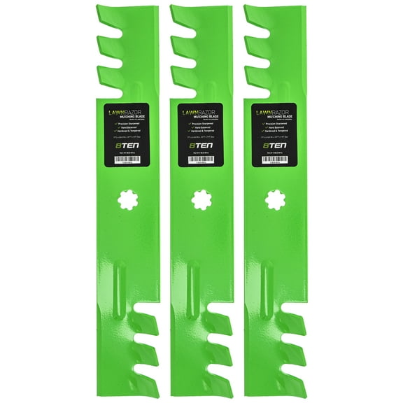 LawnRAZOR Toothed Blade 48 inch for John Deere GY20852 3 Pack 810-CBL2238D